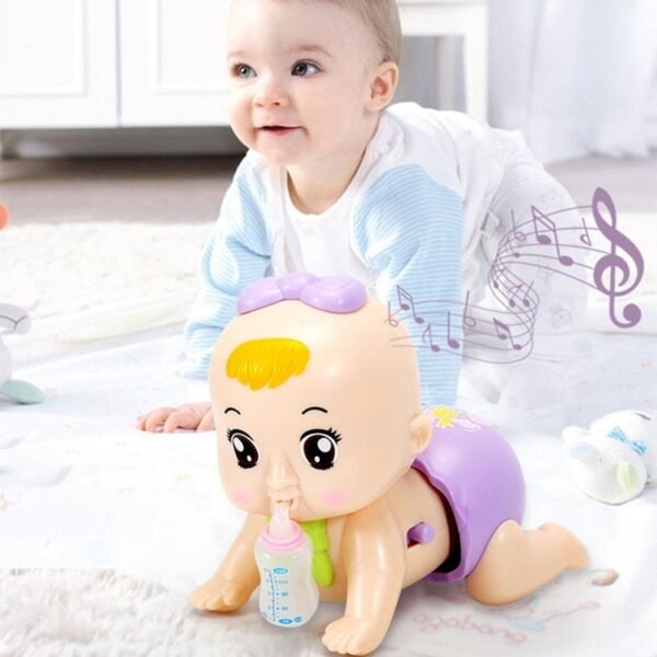 3pcs Mini Baby Crawl Toys