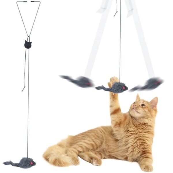 Cat Toy Hanging Dummy Mouse